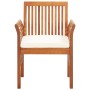 Set comedor de jardín 5 pzas y cojines madera maciza de acacia de , Conjuntos de jardín - Ref: Foro24-278897, Precio: 632,42 ...