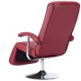 Sillón de TV de cuero sintético color vino tinto en Sillones | Comprar online en Foru.es