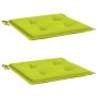 Cojines de silla de jardín 2 uds tela Oxford verde 40x40x3 cm de , Cojines para sillas y sofás - Ref: Foro24-314026, Precio: ...