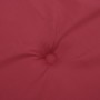Cojines de silla de jardín 6 uds tela rojo tinto 50x50x3 cm de , Cojines para sillas y sofás - Ref: Foro24-314058, Precio: 46...