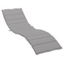 Cojín de tumbona de tela Oxford gris 200x70x3 cm de , Cojines para sillas y sofás - Ref: Foro24-314219, Precio: 39,98 €, Desc...