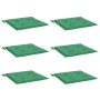 Cojines de silla de jardín 6 uds tela Oxford verde 40x40x3 cm de , Cojines para sillas y sofás - Ref: Foro24-314013, Precio: ...