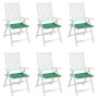 Cojines de silla de jardín 6 uds tela Oxford verde 40x40x3 cm de , Cojines para sillas y sofás - Ref: Foro24-314013, Precio: ...