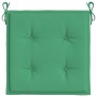 Cojines de silla de jardín 6 uds tela Oxford verde 40x40x3 cm de , Cojines para sillas y sofás - Ref: Foro24-314013, Precio: ...