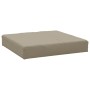 Cojines para palets 2 unidades tela Oxford gris taupé de , Cojines para sillas y sofás - Ref: Foro24-315060, Precio: 60,62 €,...