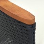Sillas de comedor de jardín 4 unidades ratán sintético negro de , Sillas de jardín - Ref: Foro24-316695, Precio: 317,00 €, De...