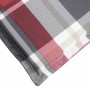 Cojín de tumbona de tela Oxford a cuadros rojo 200x70x3 cm de , Cojines para sillas y sofás - Ref: Foro24-314231, Precio: 52,...