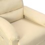 Sillón reclinable de tela crema de , Sillones - Ref: Foro24-342348, Precio: 181,79 €, Descuento: %