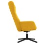 Silla de relajación de terciopelo amarillo mostaza de , Sillones - Ref: Foro24-341115, Precio: 111,47 €, Descuento: %