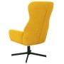 Silla de relajación de terciopelo amarillo mostaza de , Sillones - Ref: Foro24-341115, Precio: 111,47 €, Descuento: %