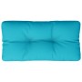 Cojín para palés tela turquesa 80x40x12 cm de , Cojines para sillas y sofás - Ref: Foro24-360622, Precio: 29,34 €, Descuento: %