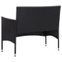 Set de muebles de jardín 4 pzas y cojines ratán sintético negro de , Conjuntos de jardín - Ref: Foro24-45813, Precio: 299,11 ...