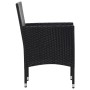 Set de muebles de jardín 4 pzas y cojines ratán sintético negro de , Conjuntos de jardín - Ref: Foro24-45813, Precio: 299,11 ...