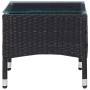 Set de muebles de jardín 4 pzas y cojines ratán sintético negro de , Conjuntos de jardín - Ref: Foro24-45813, Precio: 299,11 ...