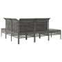 Set de muebles de jardín 5 pzas y cojines ratán sintético gris de , Conjuntos de jardín - Ref: Foro24-319663, Precio: 325,44 ...