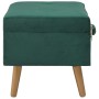 Taburetes de almacenamiento 3 piezas terciopelo verde de , Bancos para recibidores y almacenamiento - Ref: Foro24-329254, Pre...