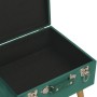 Taburetes de almacenamiento 3 piezas terciopelo verde de , Bancos para recibidores y almacenamiento - Ref: Foro24-329254, Pre...