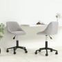 Sillas de comedor giratorias 2 uds de terciopelo gris claro de , Sillas de comedor - Ref: Foro24-335495, Precio: 139,44 €, De...