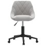 Sillas de comedor giratorias 2 uds de terciopelo gris claro de , Sillas de comedor - Ref: Foro24-335495, Precio: 139,44 €, De...