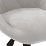 Sillas de comedor giratorias 2 uds de terciopelo gris claro de , Sillas de comedor - Ref: Foro24-335495, Precio: 139,44 €, De...
