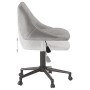 Sillas de comedor giratorias 2 uds de terciopelo gris claro de , Sillas de comedor - Ref: Foro24-335495, Precio: 139,44 €, De...