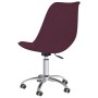 Sillas de comedor giratorias 2 unidades tela morado de , Sillas de comedor - Ref: Foro24-338355, Precio: 174,95 €, Descuento: %
