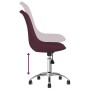 Sillas de comedor giratorias 2 unidades tela morado de , Sillas de comedor - Ref: Foro24-338355, Precio: 174,95 €, Descuento: %