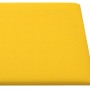 Paneles de pared 12 uds terciopelo amarillo 90x15 cm 1,62 m² de , Recubrimiento de paredes - Ref: Foro24-343897, Precio: 46,4...