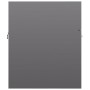 Mueble con lavabo madera de ingeniería gris brillante de vidaXL, Tocadores de baño - Ref: Foro24-3070819, Precio: 117,83 €, D...