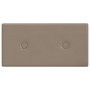 Paneles pared 12 uds cuero sintético capuchino 30x15 cm 0,54 m² de , Recubrimiento de paredes - Ref: Foro24-343971, Precio: 2...