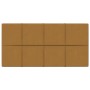 Paneles de pared 12 uds terciopelo marrón 60x30 cm 2,16 m² de , Recubrimiento de paredes - Ref: Foro24-344091, Precio: 43,85 ...