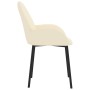 Sillas de comedor 2 unidades cuero sintético crema de , Sillas de comedor - Ref: Foro24-344755, Precio: 83,11 €, Descuento: %