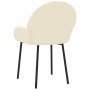 Sillas de comedor 2 unidades cuero sintético crema de , Sillas de comedor - Ref: Foro24-344755, Precio: 83,11 €, Descuento: %