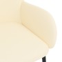 Sillas de comedor 2 unidades cuero sintético crema de , Sillas de comedor - Ref: Foro24-344755, Precio: 83,11 €, Descuento: %