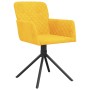 Sillas de comedor giratorias 2 uds terciopelo amarillo de , Sillas de comedor - Ref: Foro24-344797, Precio: 135,22 €, Descuen...