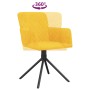 Sillas de comedor giratorias 2 uds terciopelo amarillo de , Sillas de comedor - Ref: Foro24-344797, Precio: 135,22 €, Descuen...