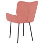 Sillas de comedor 2 unidades terciopelo rosa de , Sillas de comedor - Ref: Foro24-344824, Precio: 146,05 €, Descuento: %