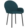 Sillas de comedor 2 unidades terciopelo azul de , Sillas de comedor - Ref: Foro24-344762, Precio: 119,58 €, Descuento: %