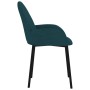 Sillas de comedor 2 unidades terciopelo azul de , Sillas de comedor - Ref: Foro24-344762, Precio: 119,58 €, Descuento: %