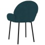 Sillas de comedor 2 unidades terciopelo azul de , Sillas de comedor - Ref: Foro24-344762, Precio: 119,58 €, Descuento: %