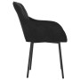 Sillas de comedor 2 unidades terciopelo negro de , Sillas de comedor - Ref: Foro24-344851, Precio: 134,79 €, Descuento: %