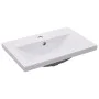 Mueble con lavabo blanco brillante aglomerado de vidaXL, Tocadores de baño - Ref: Foro24-3070820, Precio: 140,82 €, Descuento: %
