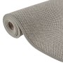 Alfombra de pasillo con aspecto de sisal plateada 80x400 cm de , Alfombras - Ref: Foro24-355803, Precio: 70,26 €, Descuento: %