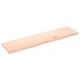 Estante de pared madera maciza roble sin tratar 160x40x(2-4) cm de , Estantes y estanterías - Ref: Foro24-363590, Precio: 80,...