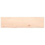 Estante de pared madera maciza roble sin tratar 160x40x(2-4) cm de , Estantes y estanterías - Ref: Foro24-363590, Precio: 80,...
