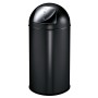 EKO Cubo de basura con tapa de empuje push 40 L negro mate de , Contenedores de residuos - Ref: Foro24-440061, Precio: 101,46...