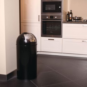 EKO Cubo de basura con tapa a presión 40 L negro de , Contenedores de residuos - Ref: Foro24-440063, Precio: 97,60 €, Descuen...