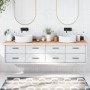 Encimera de baño madera maciza sin tratar 200x50x(2-6) cm de , Encimeras - Ref: Foro24-3156078, Precio: 137,18 €, Descuento: %