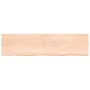 Encimera de baño madera maciza sin tratar 200x50x(2-6) cm de , Encimeras - Ref: Foro24-3156078, Precio: 137,18 €, Descuento: %