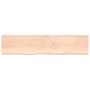Encimera de baño madera maciza sin tratar 220x50x(2-6) cm de , Encimeras - Ref: Foro24-3156086, Precio: 154,84 €, Descuento: %